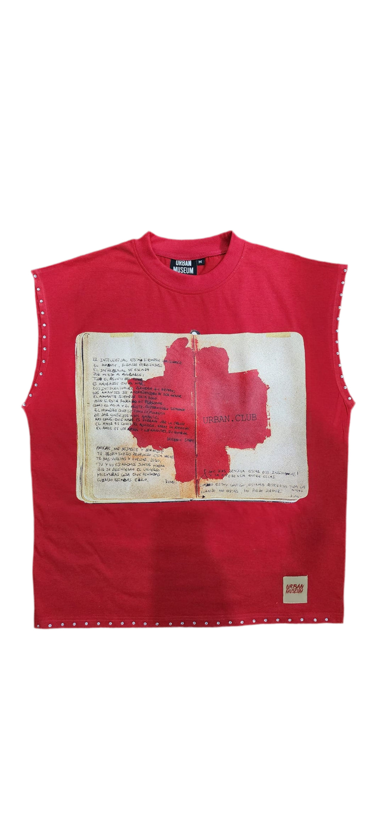 Red Urban Sleeveless Tee