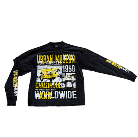 Black & Yellow World Wide Shirt